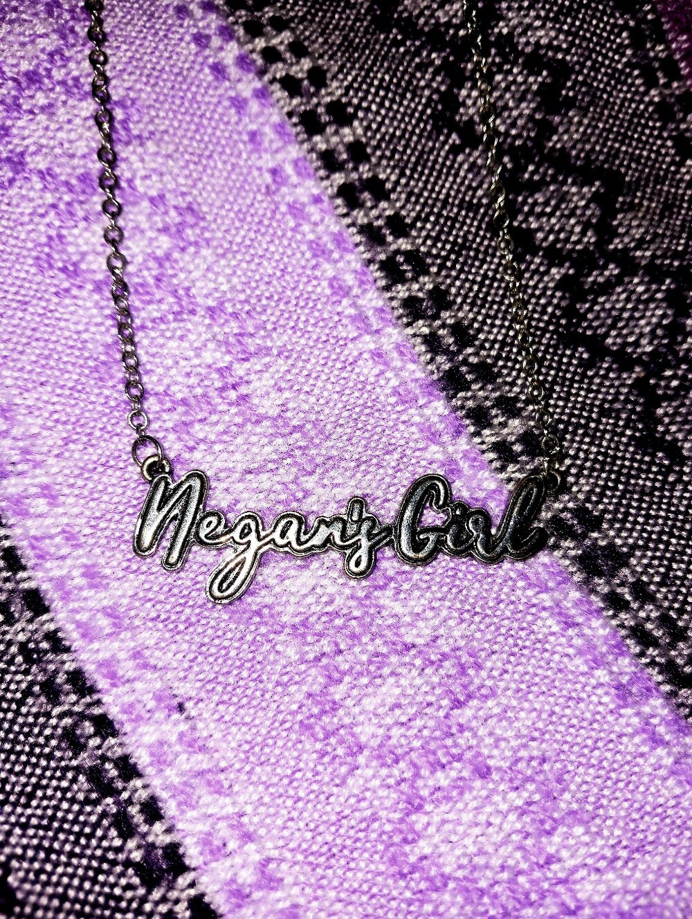 Negan's Girl Silver Necklace
